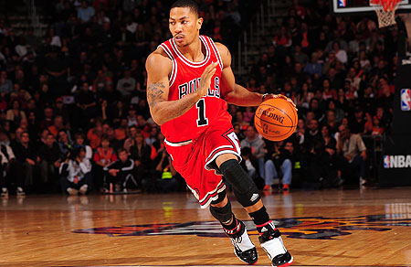 Derrick Rose won the MVP award in 2011. 