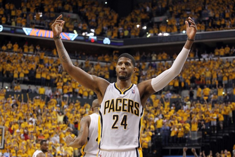 Paul George just agreed to a new five-year deal with the Indiana Pacers. 