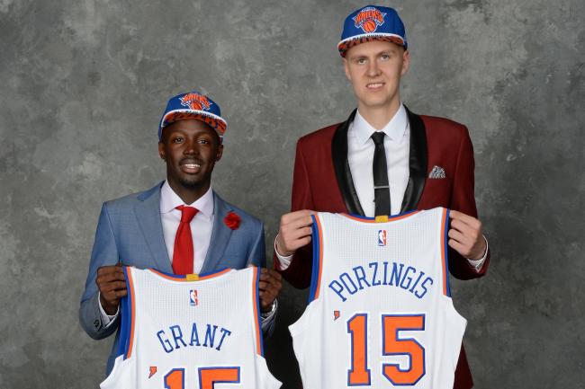 Rookies Kristaps Porzingis and Jerian Grant hope to change the course of the franchise. 