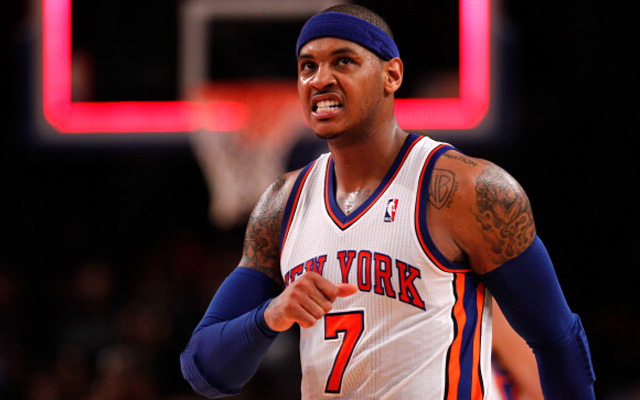 Carmelo Anthony may take a while to find his game after knee surgery. 